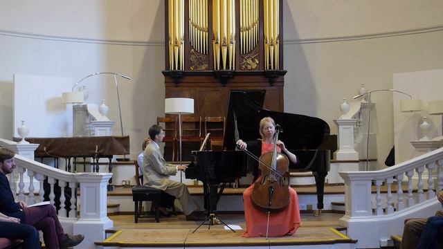 The Swan, cello and piano, excerpt, from Saint-Saens, Carnival of the Animals смотреть онлайн