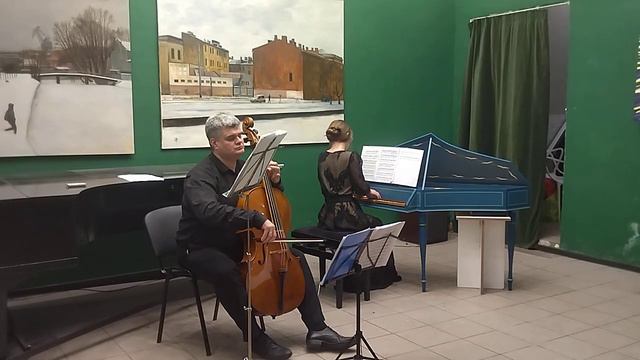 Владимир Коденко - барочная виолончель, Татьяна Соснина - клавесин. смотреть онлайн