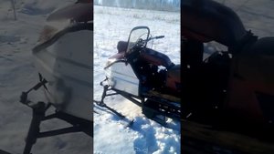 Самодельный снегоход