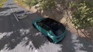 Автобусы и грузовики попадают в аварию - BeamNG. Drive