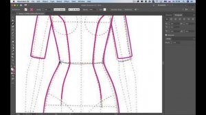Урок 4. Рисуем технический эскиз платья в Adobe Illustrator
