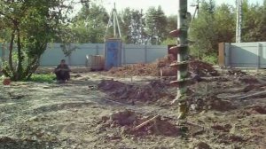 Первомайское Ямобур на базе мини-экскаватора, бурение , бурим отверстия под фундамент .