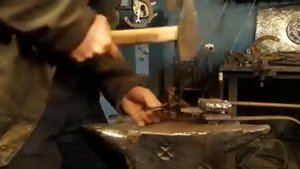 Лилия из металла+(реставрация старой подковы)