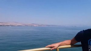 Галилейское море. Озеро Кинерет плаваем на деревянном корабле. ИЗРАИЛЬ 2018