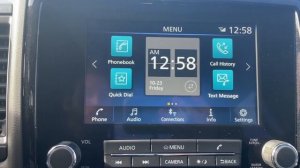 How to use the 2022 Nissan Frontier infotainment display