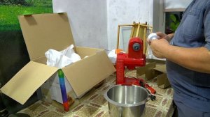 Тестомес. Посылка из Китая.