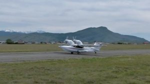 L-44 M "Chaika"- "Seagul" and L-145 "Aviatech" amphibious aircraft at LYPO