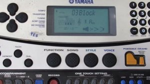 YAMAHA PSR-340 Функции и эффекты. Видео-урок