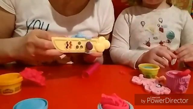 ЛЕПКА пирожных из Пластилина Плей My Littl Pony  До Видео для Детей Играем с Пластелином Pinkie Pie
