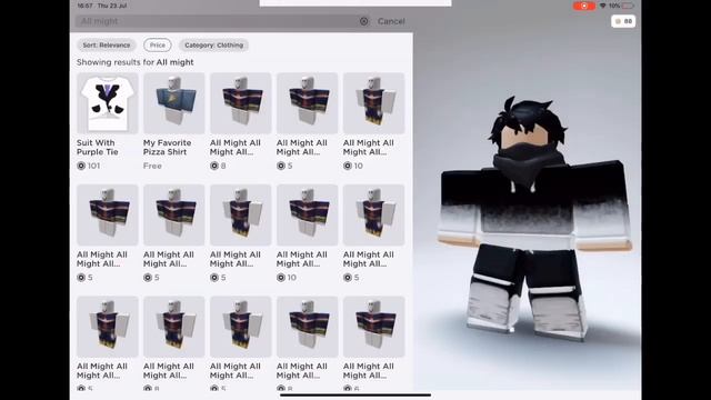 Making All Might from My Hero Academia a Roblox account смотреть онлайн