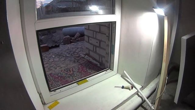 Замена стеклопакета на сэндвич панель! Replacement of a double-glazed window on a sandwich panel!