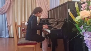 Кучиц Валерия. Ф. Бургмюллер Этюд ор.100 № 15