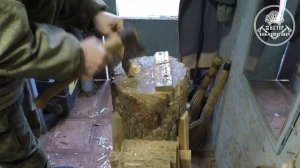 Вырезаем деревянную ложку. Быстро и просто