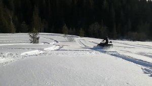 Снегоход СМ-001  Просто покатушки.