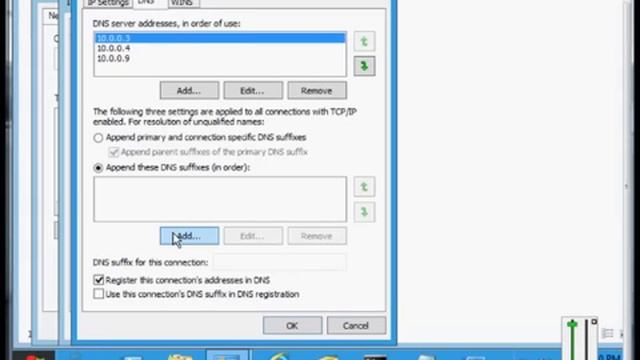 How and why to add DNS suffixes to a network card in Microsoft Windows Server 2012 смотреть онлайн