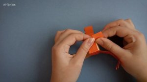 Крутящаяся антистресс игрушка оригами | Как сделать простой антистресс из бумаги без клея