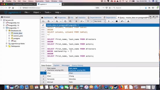 PostgreSQL Tutorial: How to Use the Union Operator
