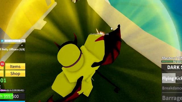 I Mastered DARK STEP Fighting Style... (Roblox Blox Fruits) NOOB to PRO Day 4 смотреть онлайн