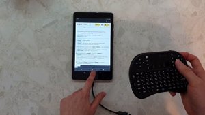 Беспроводная мини-клавиатура с AliExpress детальный обзор, проверка работы на 4 разных устройствах