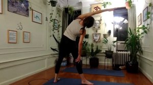 Асана Триконасана (поза треугольника). Учитель йоги по системе Свами Шивананды Павел Калягин