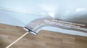 Modernisering av parkett - slipe parkett - DIY - 3 stavs eikeparkett