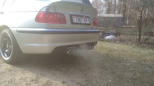 Выхлоп BMW e46 m54b22 система Гельмгольц