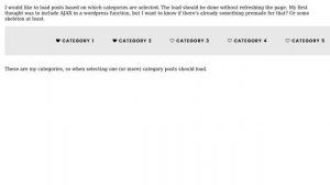 Wordpress: Dynamically load posts based on category