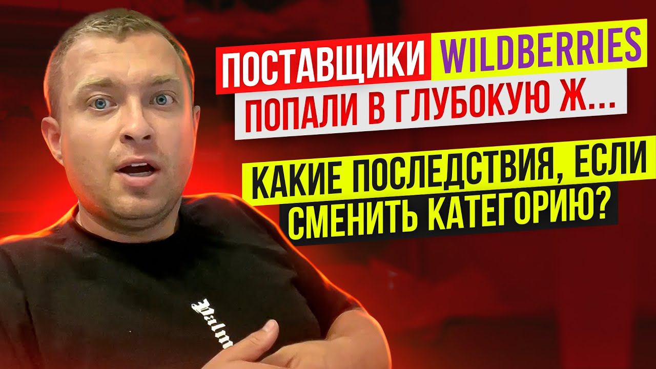 Поставщики WildBerries попали в Глубокую Ж... Что будет, если сменить категорию на Вайлберриз?