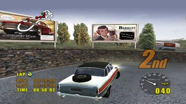 Old game - Classic British Motor Racing ( Race 2 )