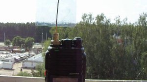 Максимально прозрачная антенна для саткома.