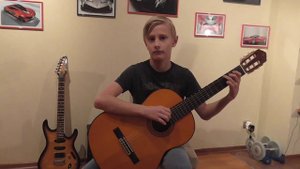 The Beatles - Yesterday. На классической гитаре и электрогитаре.