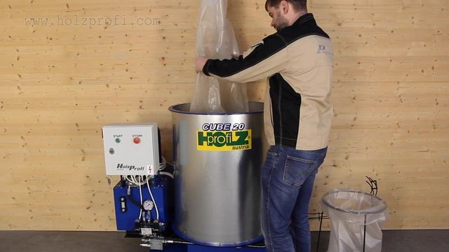 HOLZPROFI® - Brikettpresse BP-20C für ø 30x30 mm Briketts смотреть онлайн