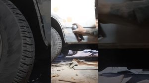 ВАЗ 2108 выводим порог после сварки