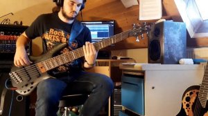 Dream Theater - Panic Attack  Bass Cover