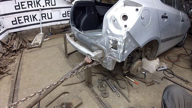 Кузовной ремонт. Покраска авто. Могилёв. Шкода Фабия. смотреть онлайн