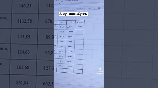 Как сложить суммы в ячейках таблицы смотреть онлайн