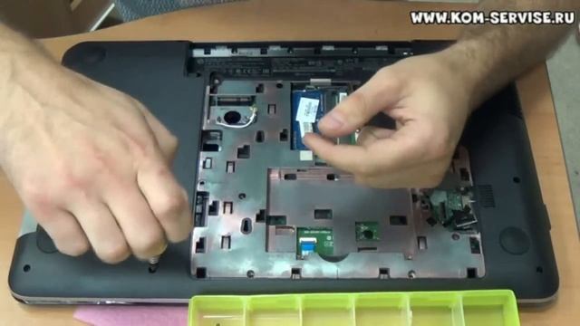 Разборка и чистка от пыли ноутбука HP Pavilion 17-e060sr, 17-e111sr.