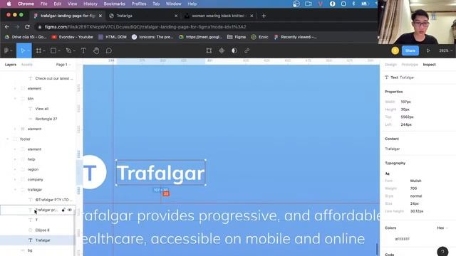 Live Coding: Cắt giao diện từ Figma sang HTML CSS(Trafalgar) смотреть онлайн