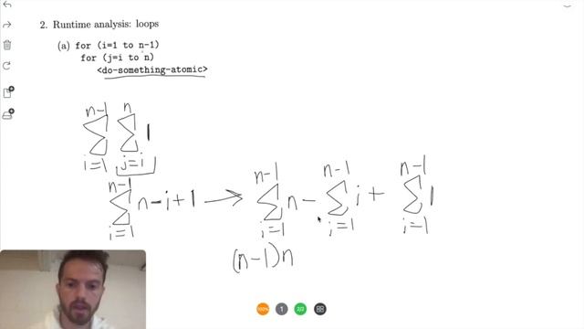 Big O - For Loop Summation Example смотреть онлайн