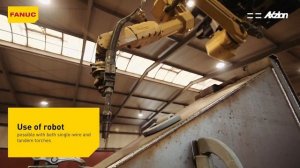Сварка при помощи промышленного робота FANUC ARC Mate 120iC_12L.mp4