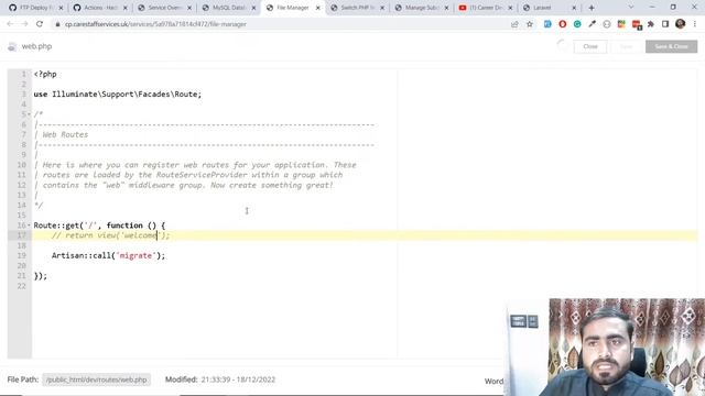(06) Connect Laravel Application With Database | Build CI/CD Pipeline With GitHub Actions