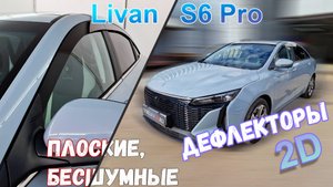 Дефлекторы (ветровики) окон 2D - LIVAN S6 PRO (I) с 2023г.в. - Стрелка11