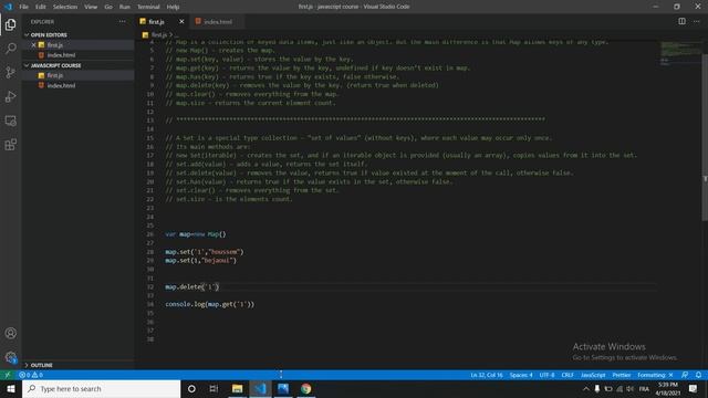 39- Object map and set In JavaScript