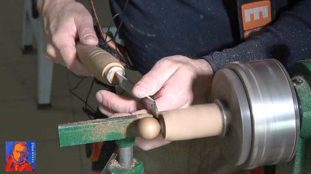 Учимся точить деревянные шарики! Или осваиваем мейсель до уровня полубог! смотреть онлайн