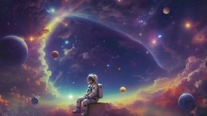 80's Retro Lofi Cosmic View | Late Night Study / Space Music ? | Cosmic Vibe