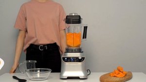 Как блендер Silanga BL1500 PRO справляется с морковью.
