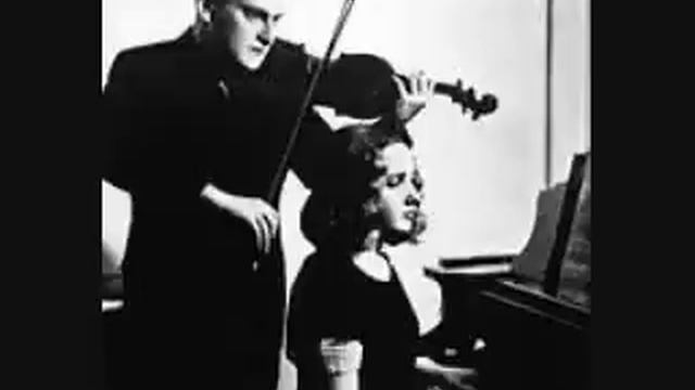 Menuhin plays Bach Sonata No. 3 in E BWV 1016 - Part 44