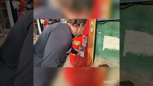 Пробывали силу удара на тренажере