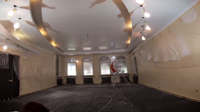 Покраска потолка безвоздушником или где наши ходули) смотреть онлайн