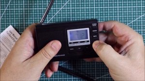 FM/MW/SW1-7 цифровой радиоприемник с часами и будильником HRD-310